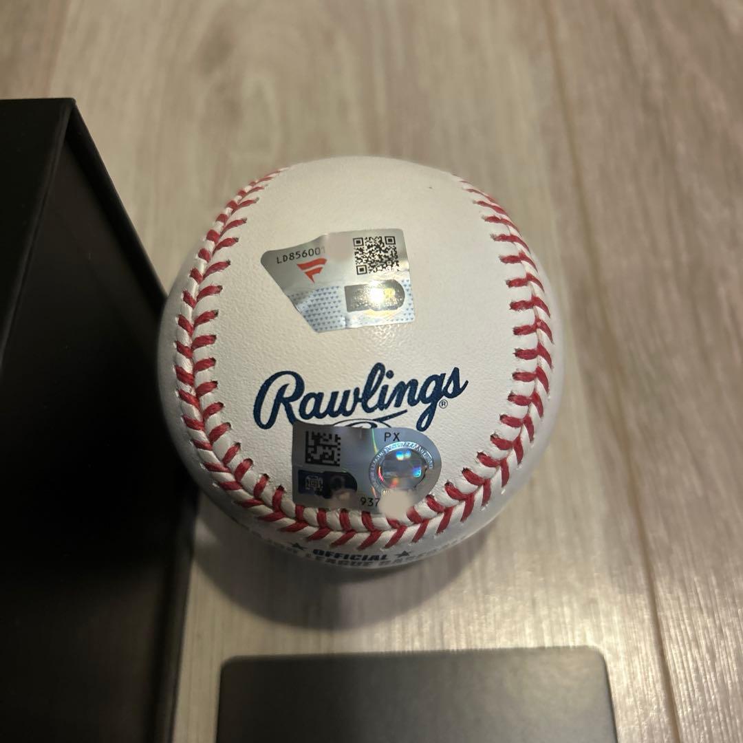 値下中ニック・カーツ選手サイン入り野球ボール AL ROY 新人王サインボール