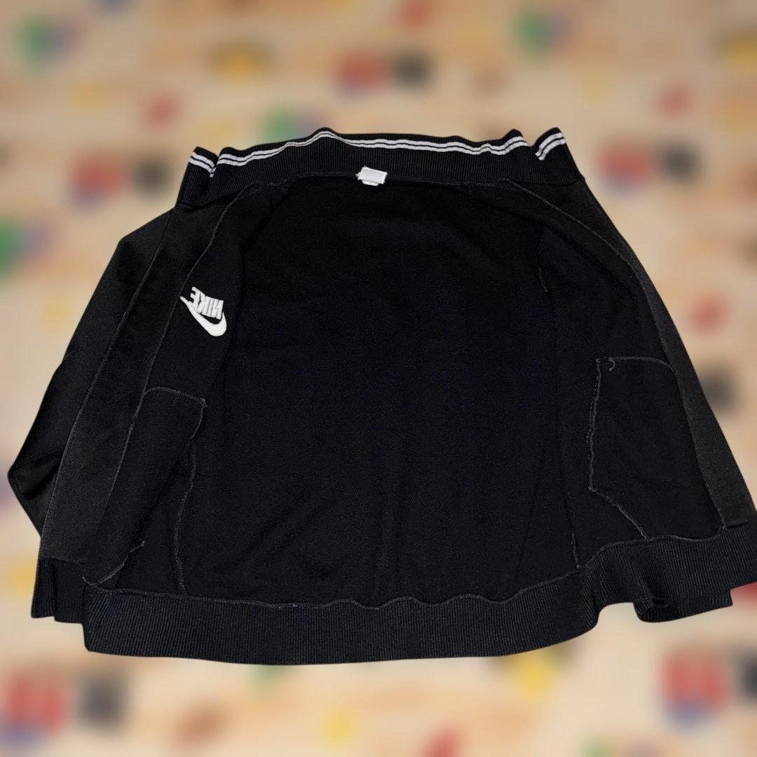 ナイキ　NIKE トラックジャケット　ジャージ　黒　ブラック　刺繍　90s