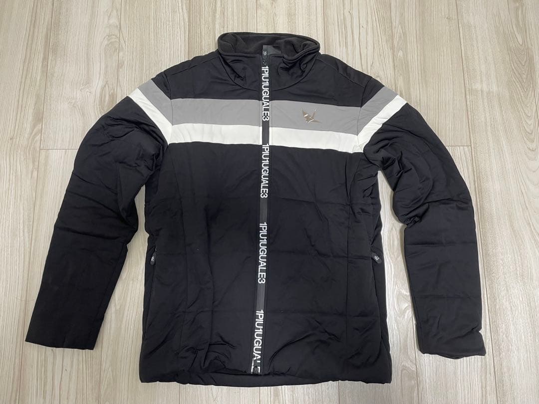 1PIU1UGUALE3 GOLF ダウンジャケット 黒M