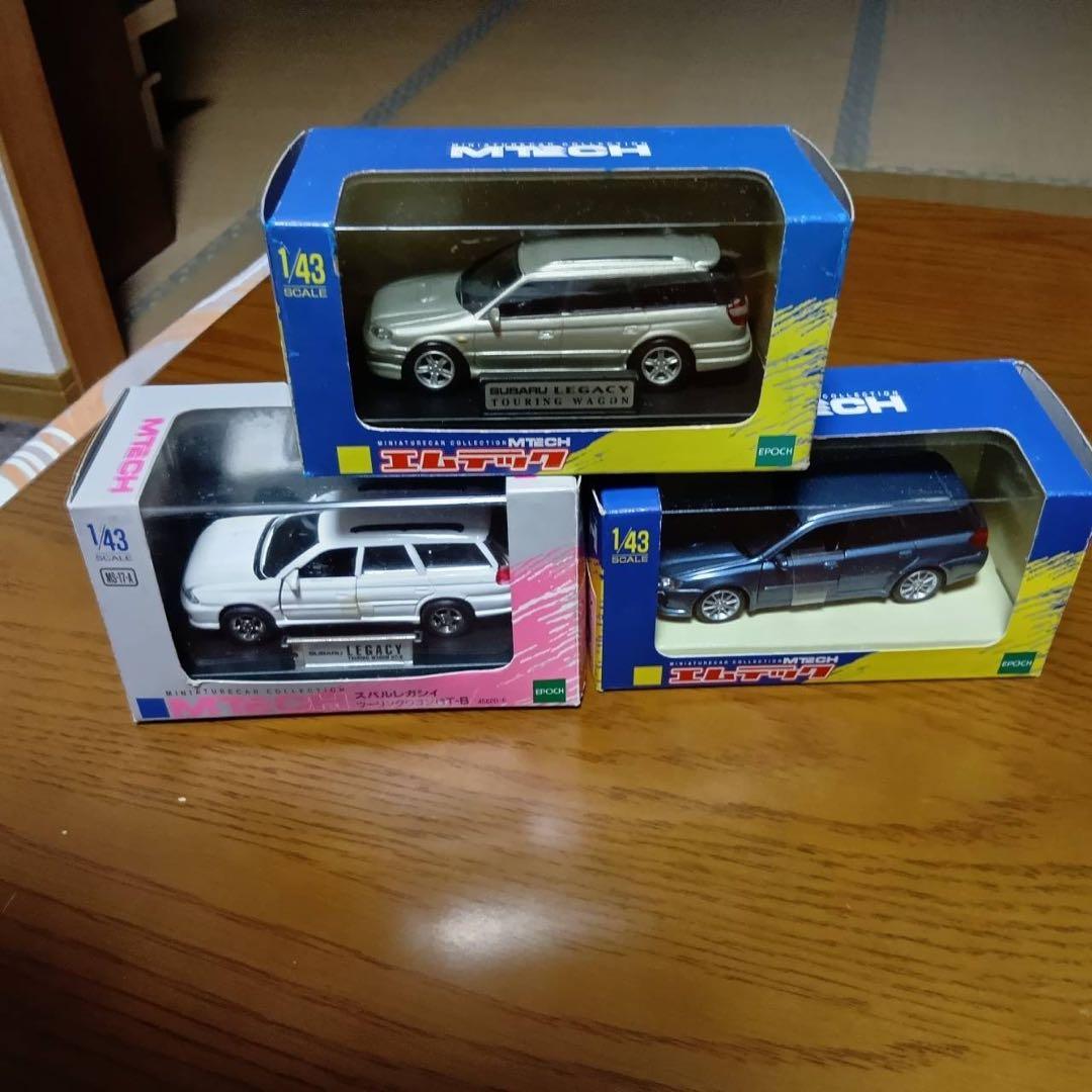 【3台セット】MTECH エムテック　エポック　レガシィ　1/43