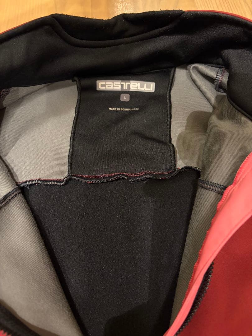 CASTELLI TRANSITION JACKET マタドールレッド