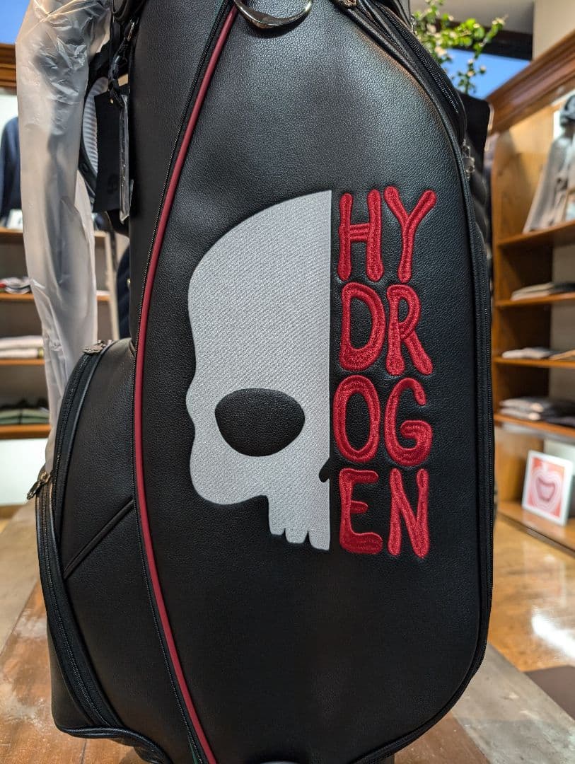 ジ*ン様 HYDROGEN スカルデザイン キャディバッグ