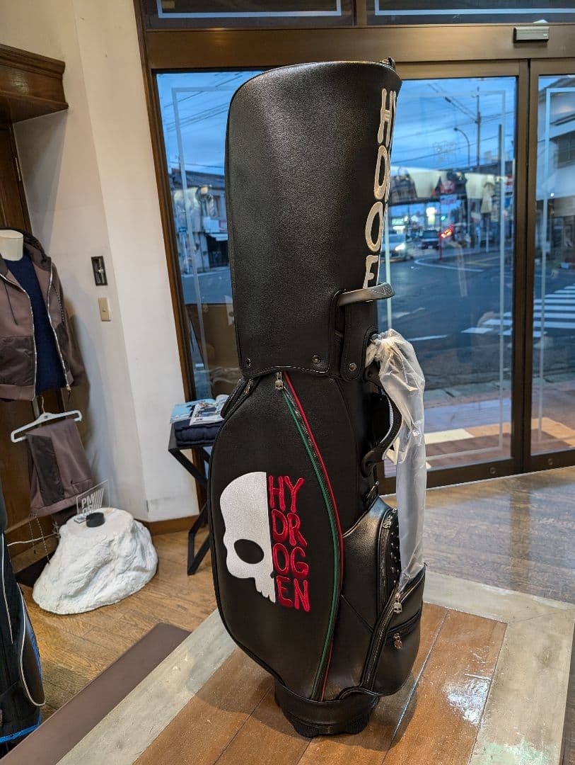 ジ*ン様 HYDROGEN スカルデザイン キャディバッグ