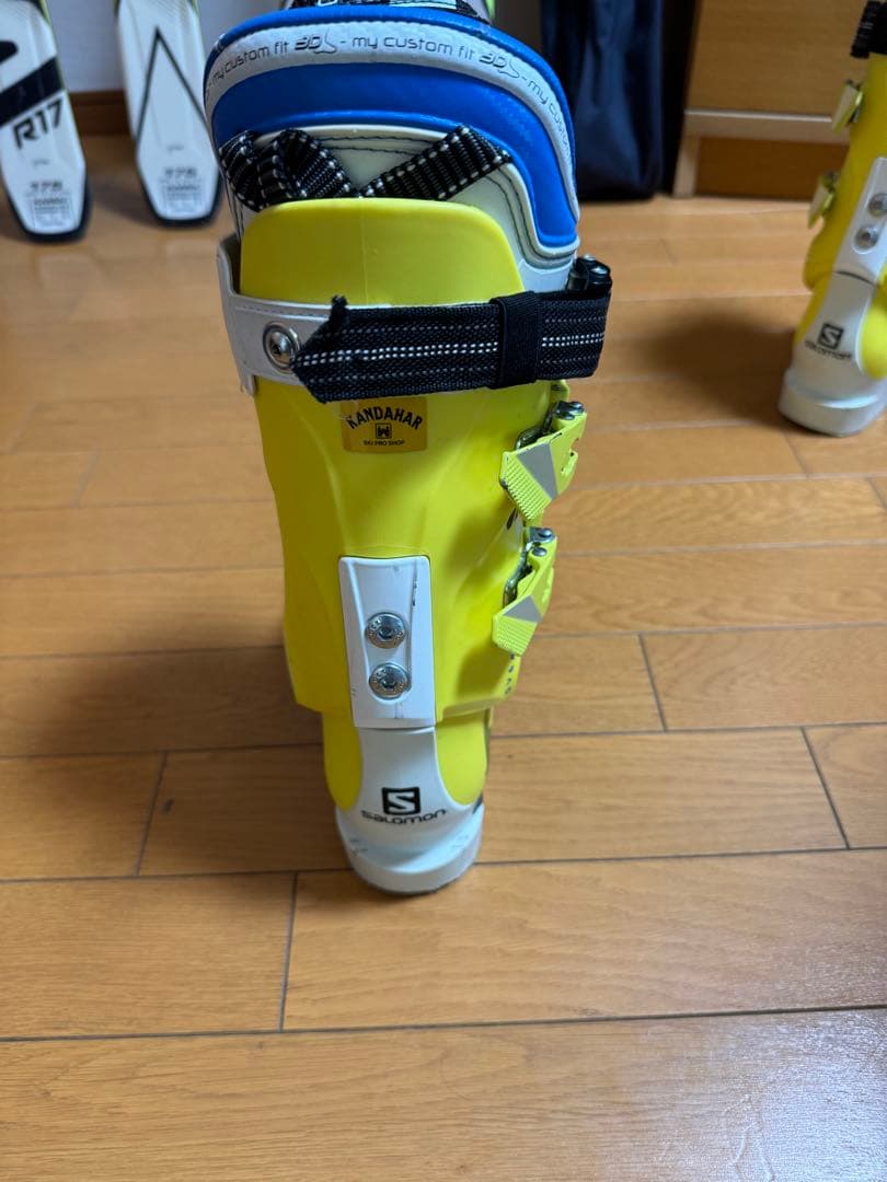 Salomon X-MAX イエロー スキーブーツ