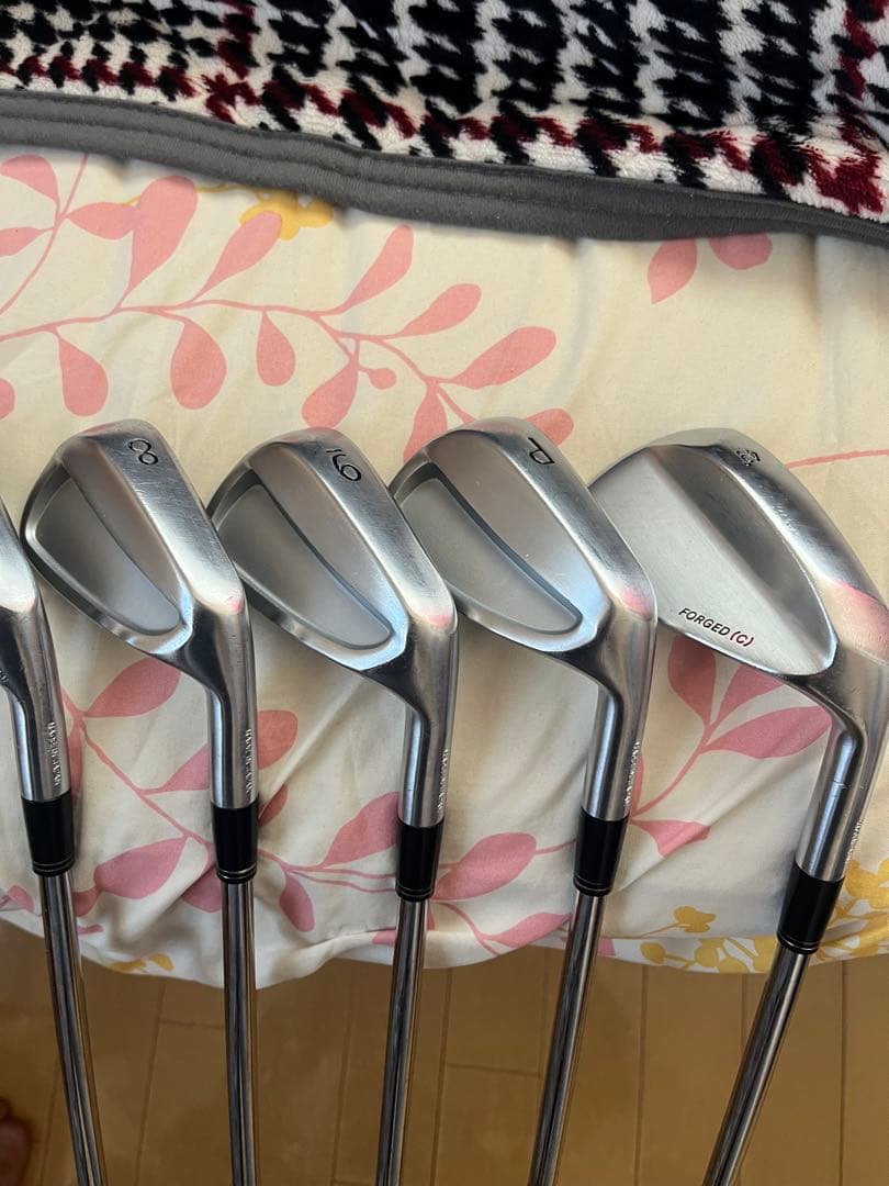 【良品】広田ゴルフ 軟鉄鍛造 5-P、49° ストロングロフト設計 7本 セット