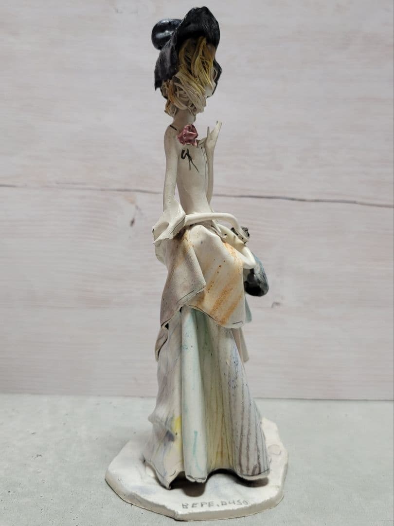 Bepe Duso 陶器人形 女性像