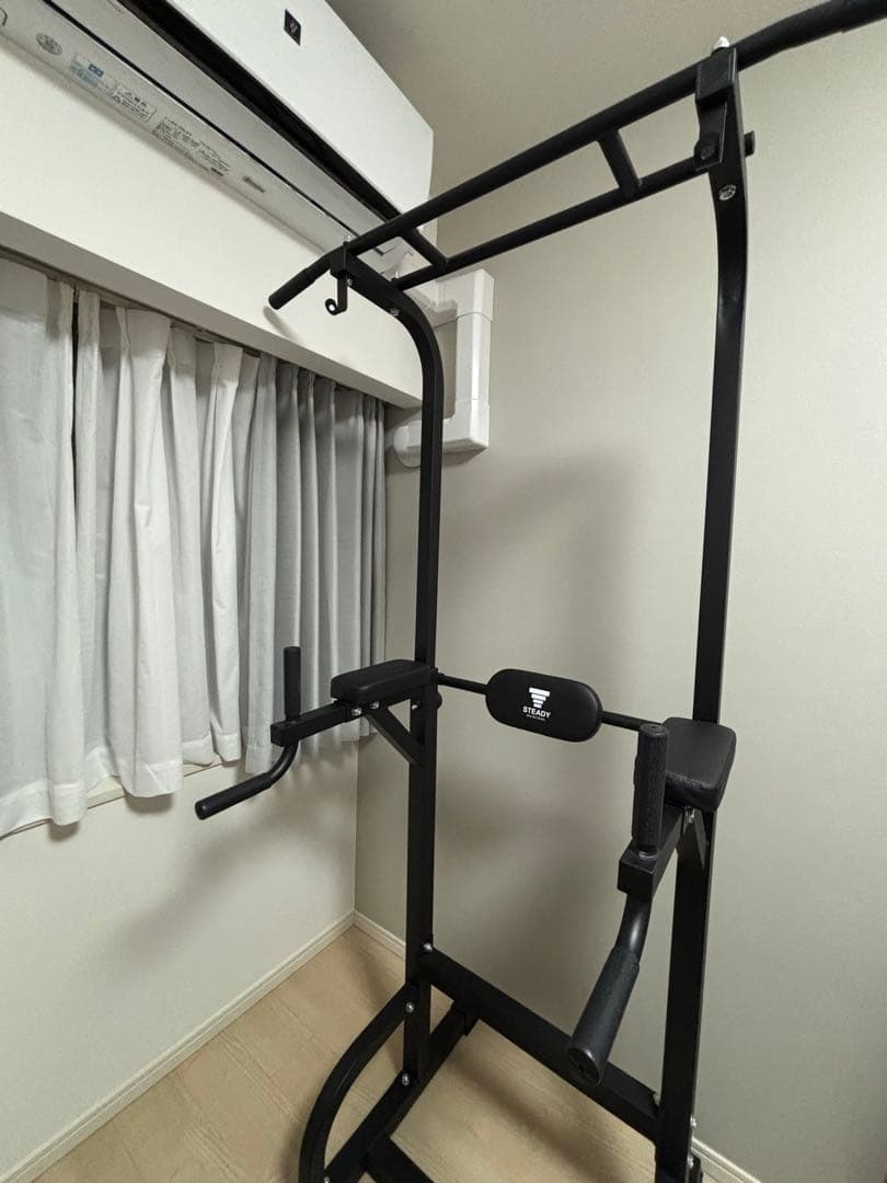 【送料無料】STEADY懸垂マシン　チンニング　ぶら下がり健康機耐荷重150kg