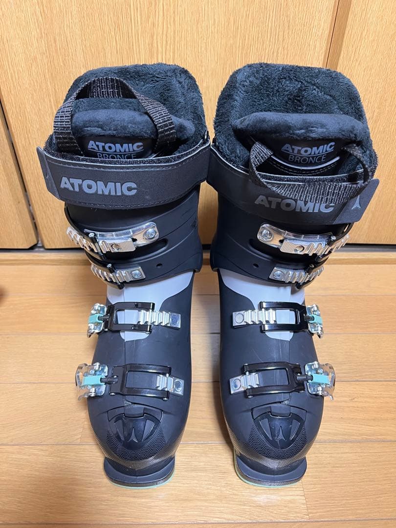 Salomon スキー板・ストック + Atomic ブーツ＋収納バッグ