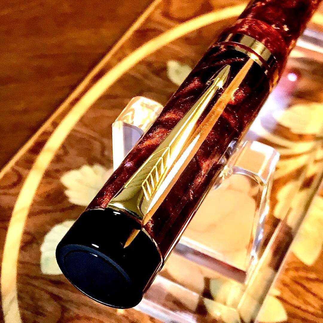 ☆超極上美品☆書き味抜群☆美しいパーカー万年筆デュオフォールド【センテニアル】