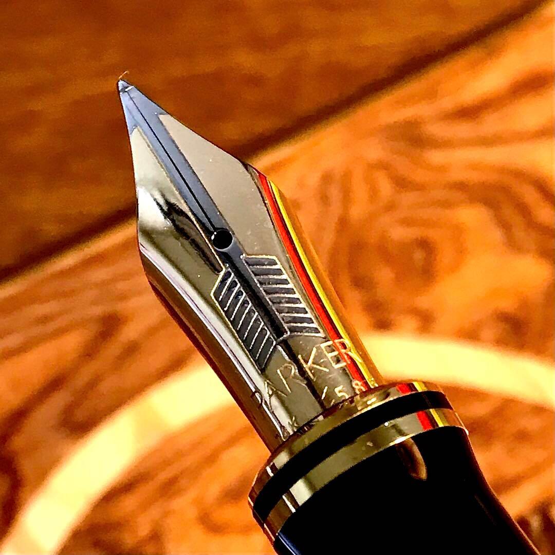 ☆超極上美品☆書き味抜群☆美しいパーカー万年筆デュオフォールド【センテニアル】