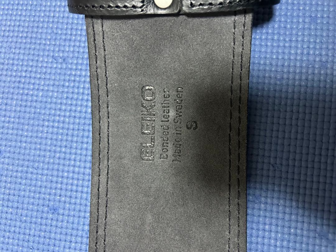 ELEIKO レザー トレーニングベルト フックバックル