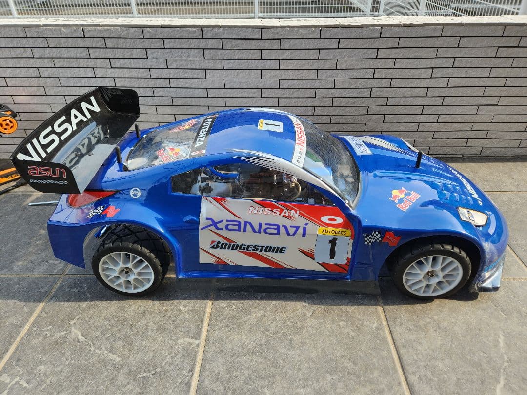 【レア物】1/5FGエンジンラジコン 30㏄混合ガソリン フェアレディZ　90㎝