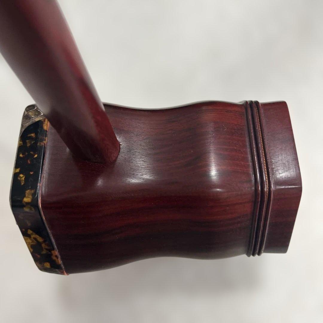 ホ*チ様 中国 弦楽器 二胡 ハードケース付 弓 他 付属品 セット