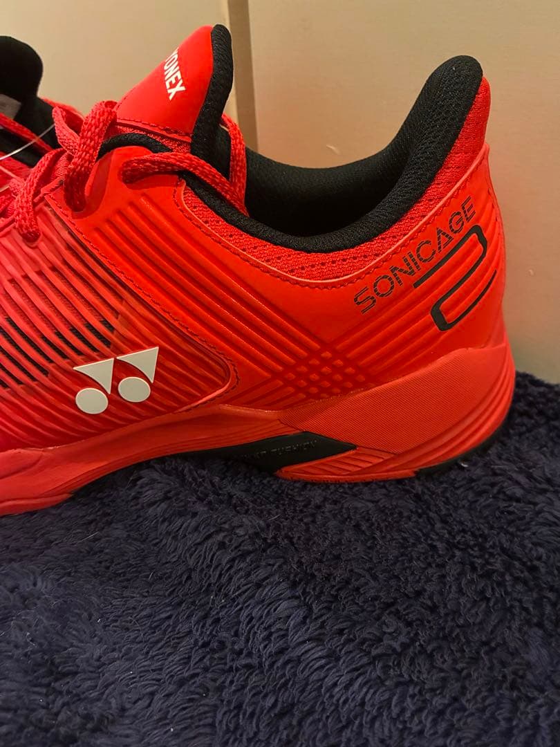 極美品YONEX POWER CUSHION SONICAGE2 赤 26.5