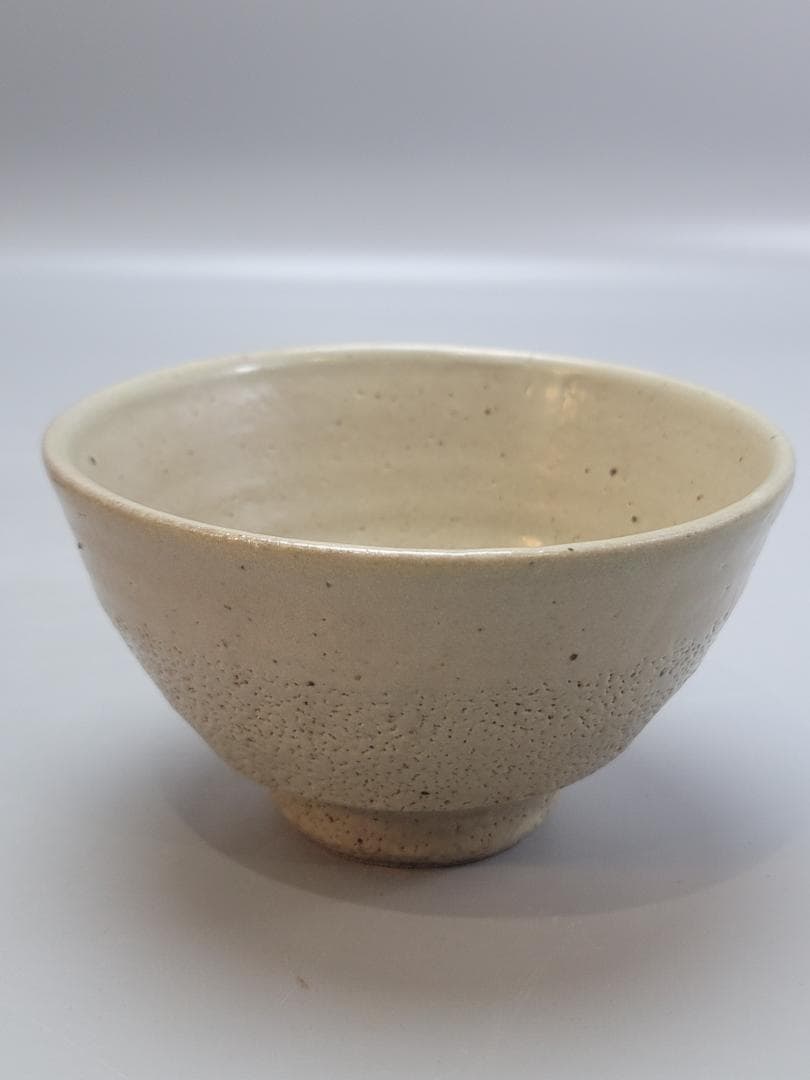 浜田晋作 造 地釉茶碗 共箱 未使用 DT552