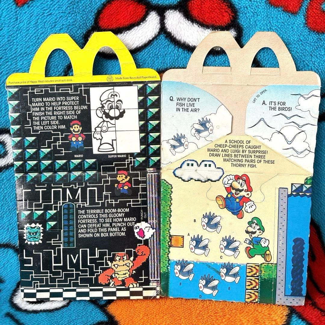 スーパーマリオブラザーズ3 ミールボックス ビンテージ 紙もの コレクション