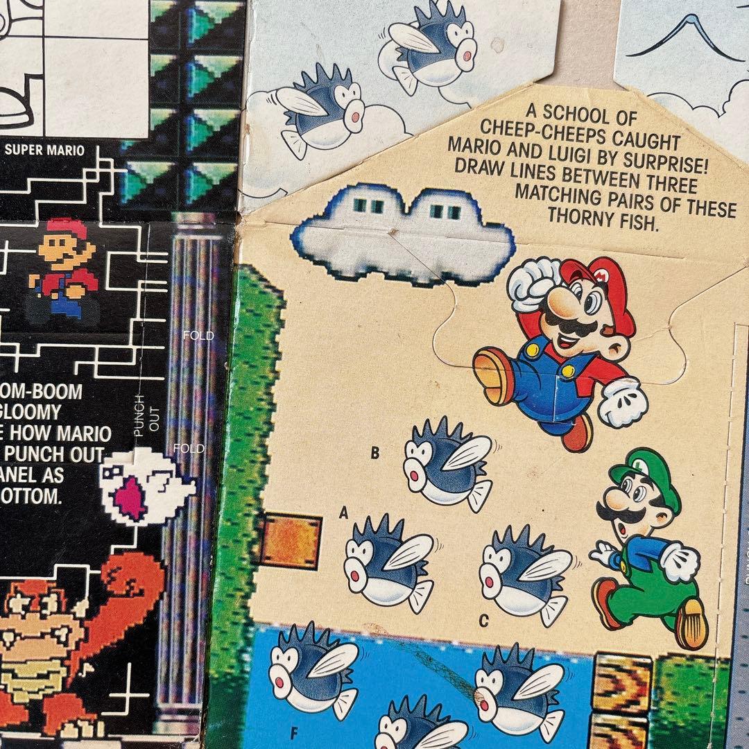 スーパーマリオブラザーズ3 ミールボックス ビンテージ 紙もの コレクション
