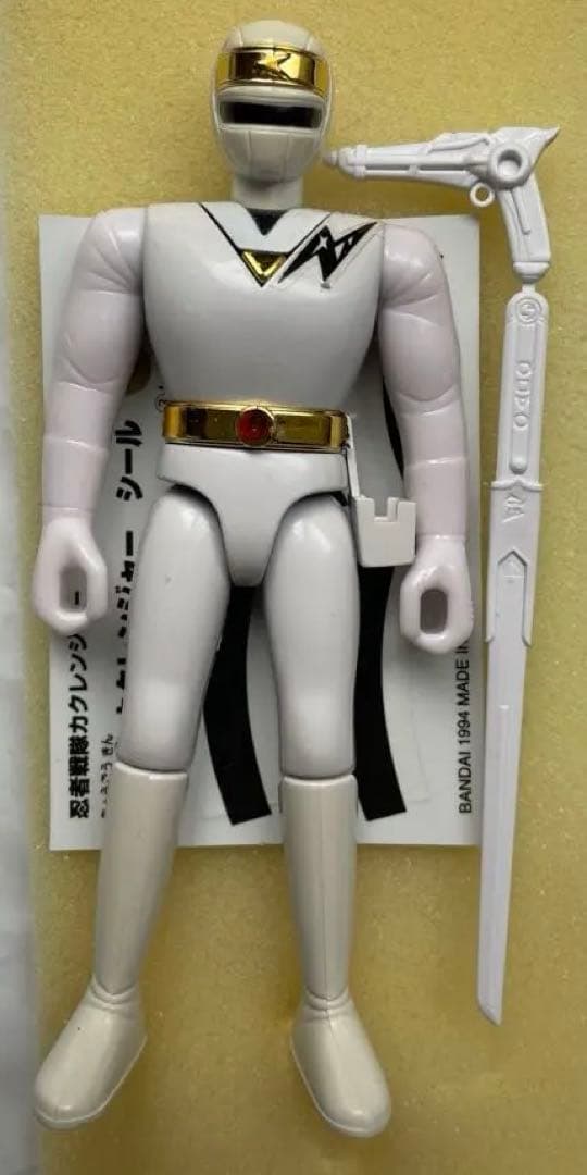 【新品】超合金　ニンジャホワイト　忍者戦隊カクレンジャー　戦隊