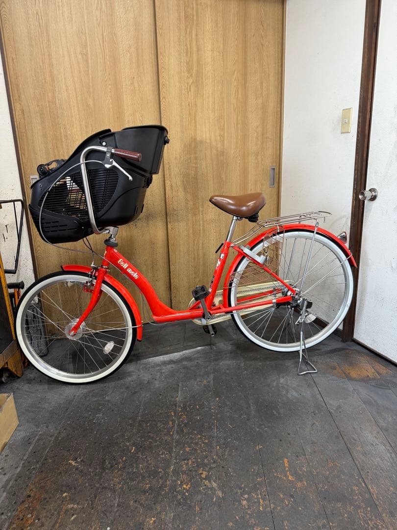 中古車　子供乗せ自転車　22/26インチ　LEDダイナモライト　3段変速　美品