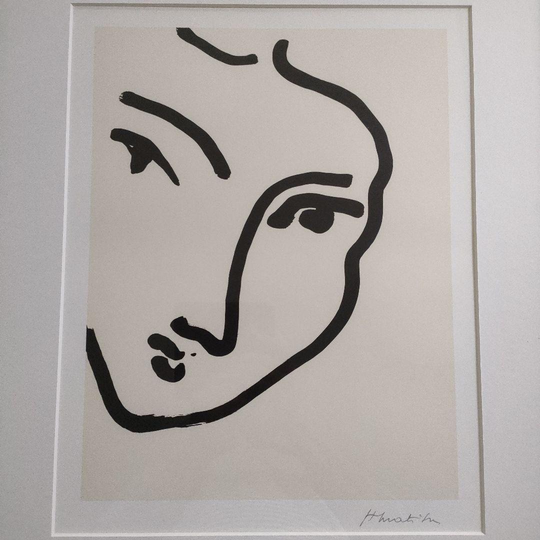 リトグラフ\" HENRI MATISSEアンリ マティス『トンガリ顎のナディア』