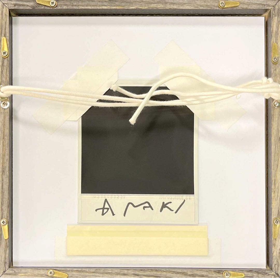 荒木経惟 ポラロイド写真 サイン入 額装