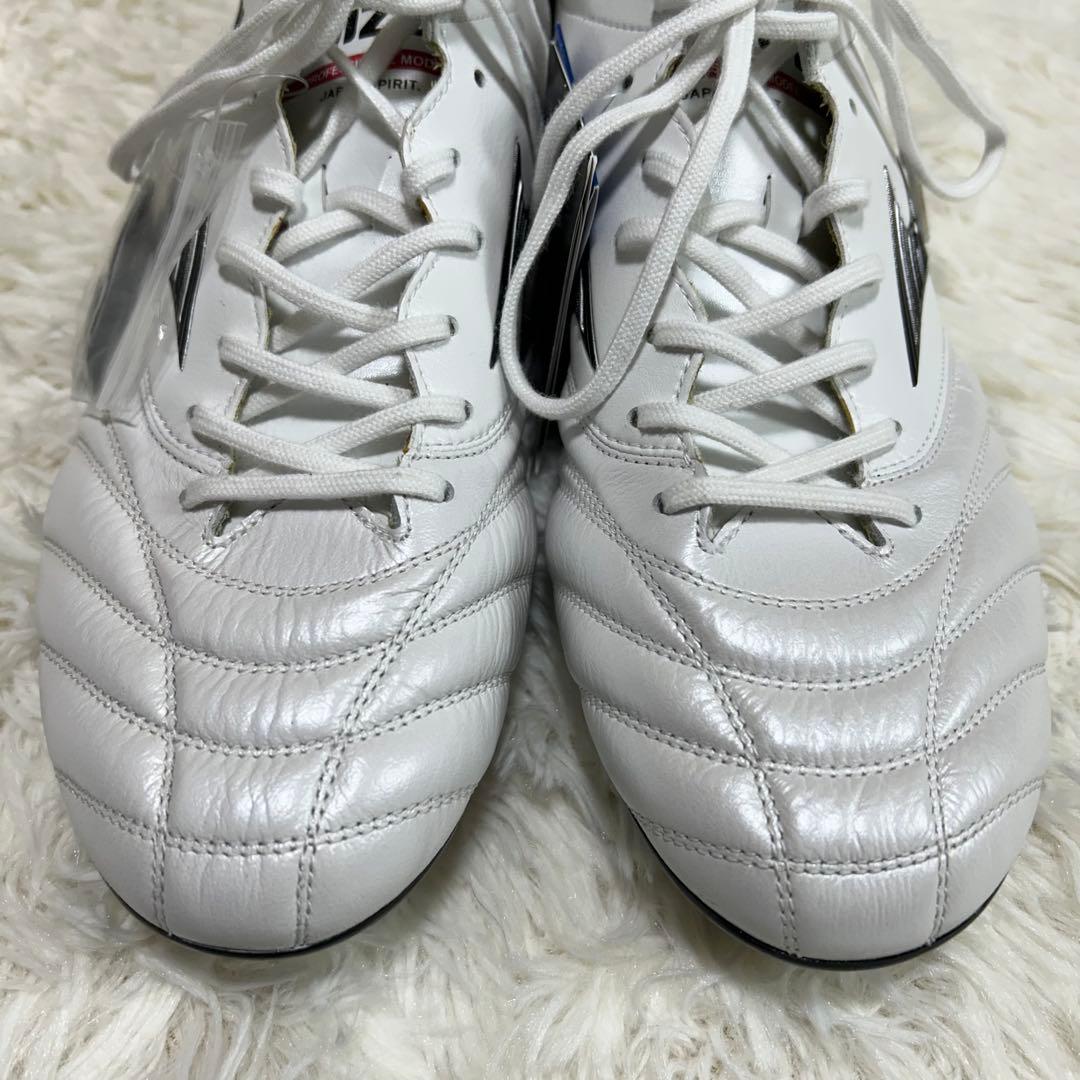 [極美品]MIZUNO サッカースパイク 29 モレリアネオ4 白 タグ付 袋付