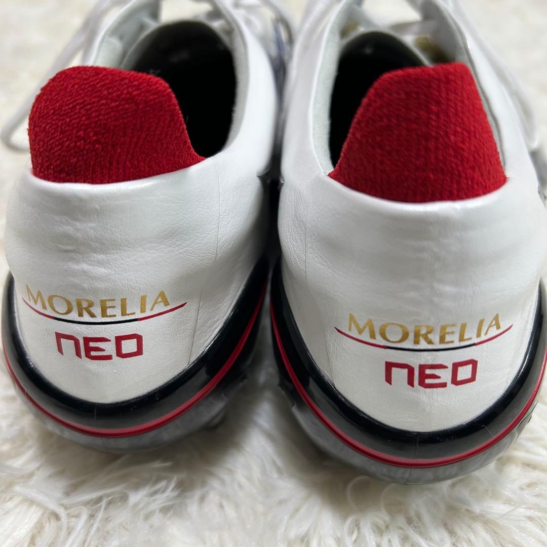 [極美品]MIZUNO サッカースパイク 29 モレリアネオ4 白 タグ付 袋付