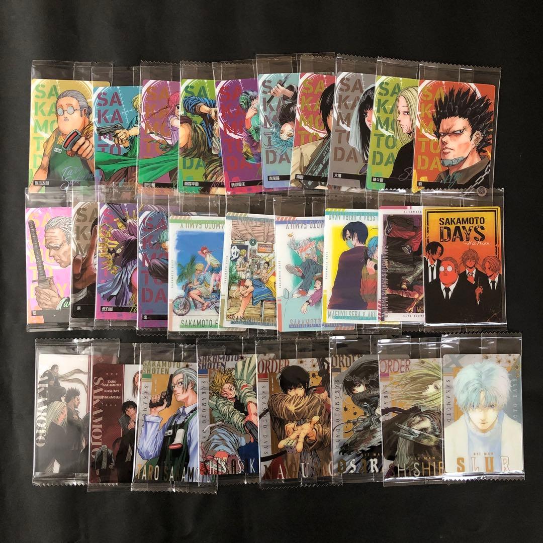SAKAMOTO DAYS 原作、アニメ1、2、ウエハースカード コンプリート