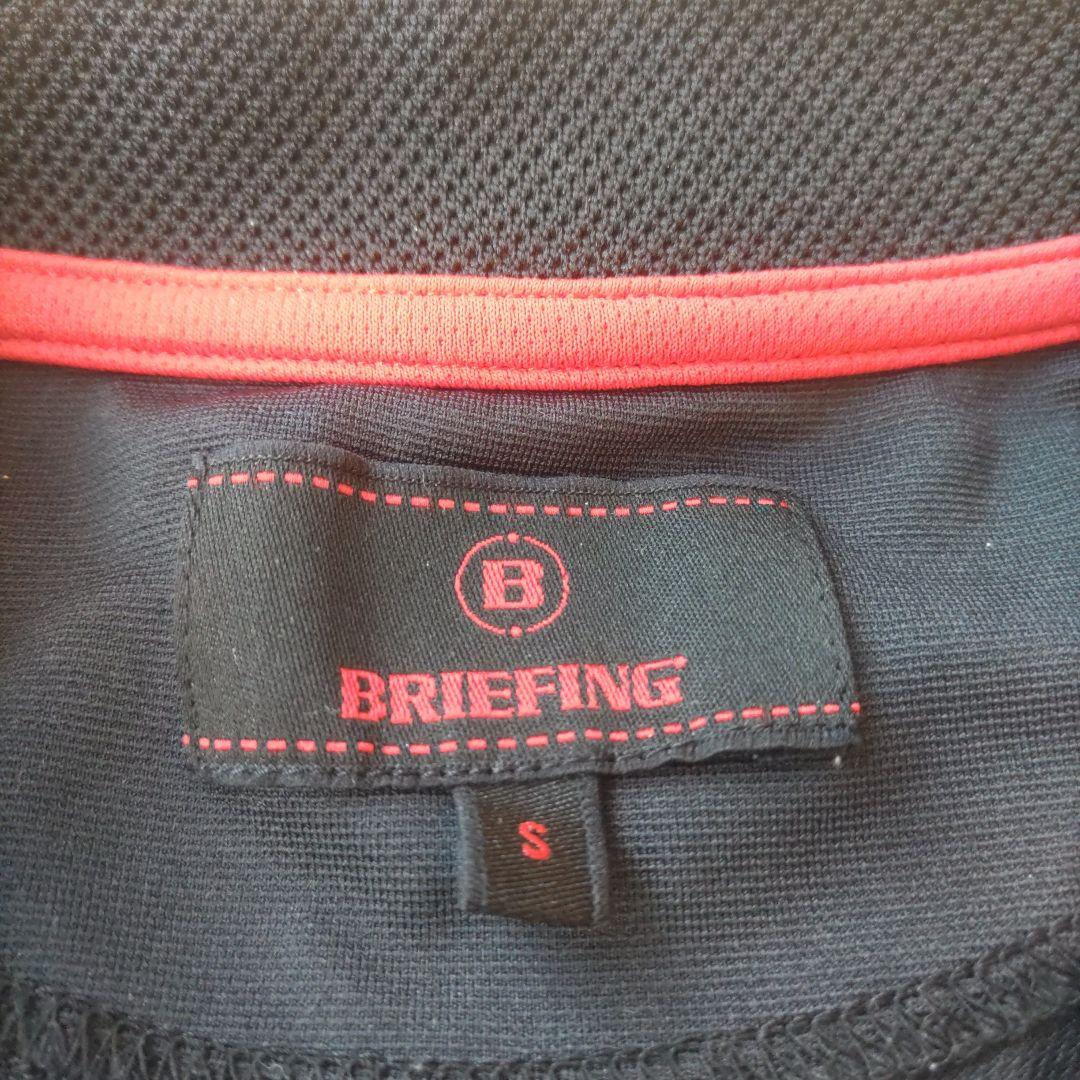ブリーフィング　BRIEFING　ゴルフ 　半袖　ポロシャツ　ブラック　黒