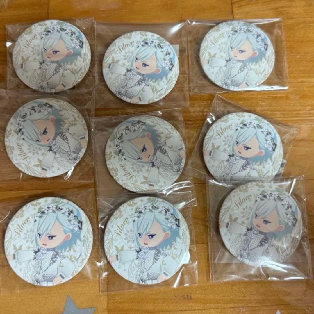 ツイステ シルバー 缶バッジ イベント衣装 vol.2 フェアリーガラ　9個