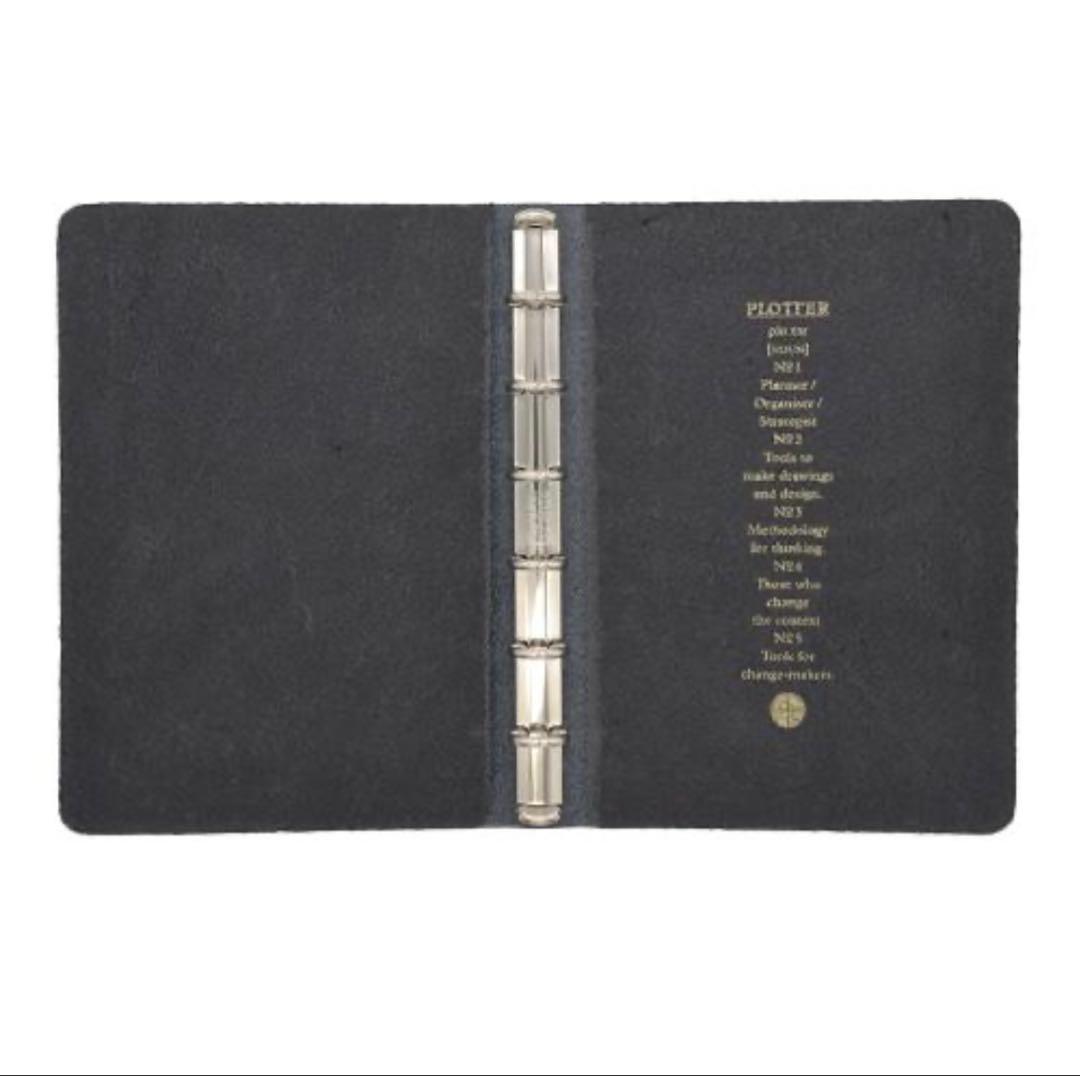 PLOTTER ホースヘア II レザージャケット　6穴リング A5