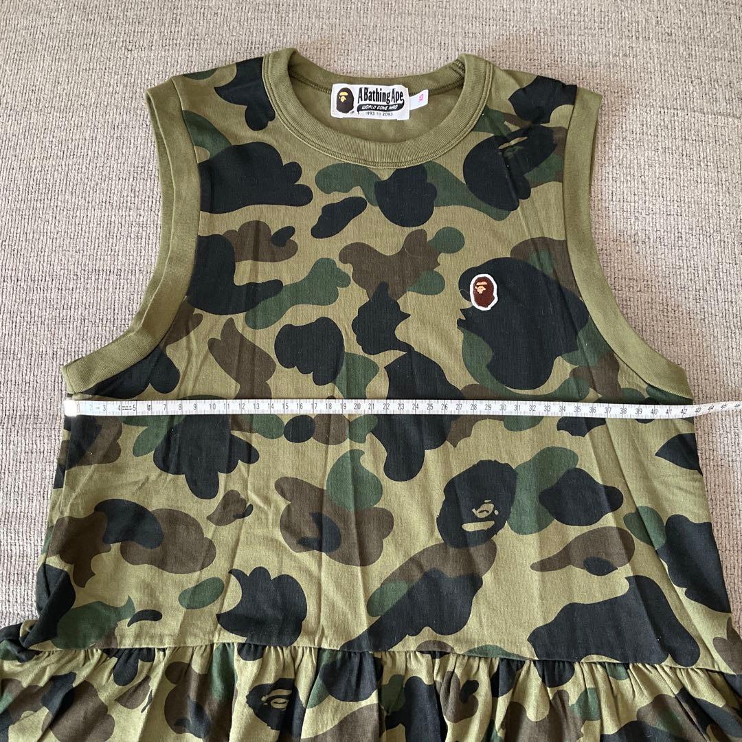【美品】A Bathing Ape 迷彩柄 ワンピース XS正規品
