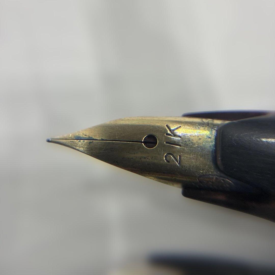 高級万年筆 21K 18K ブラック