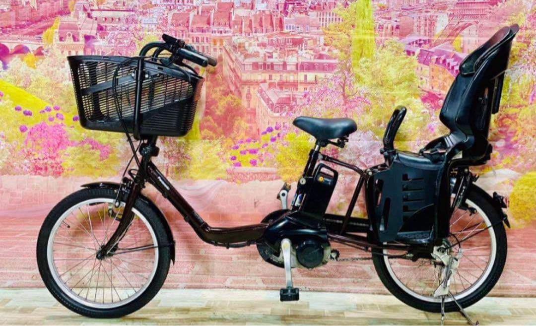K1992 電動自転車パナソニック ギュット 子供乗せ 20インチ 送料無料