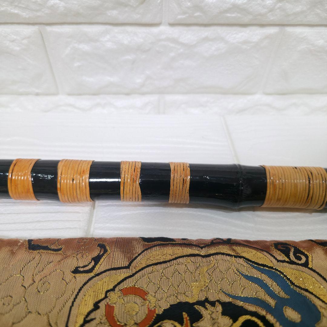 【453】だんじり祭り　だんじり　篠笛　日本和楽器　黒　ブラック