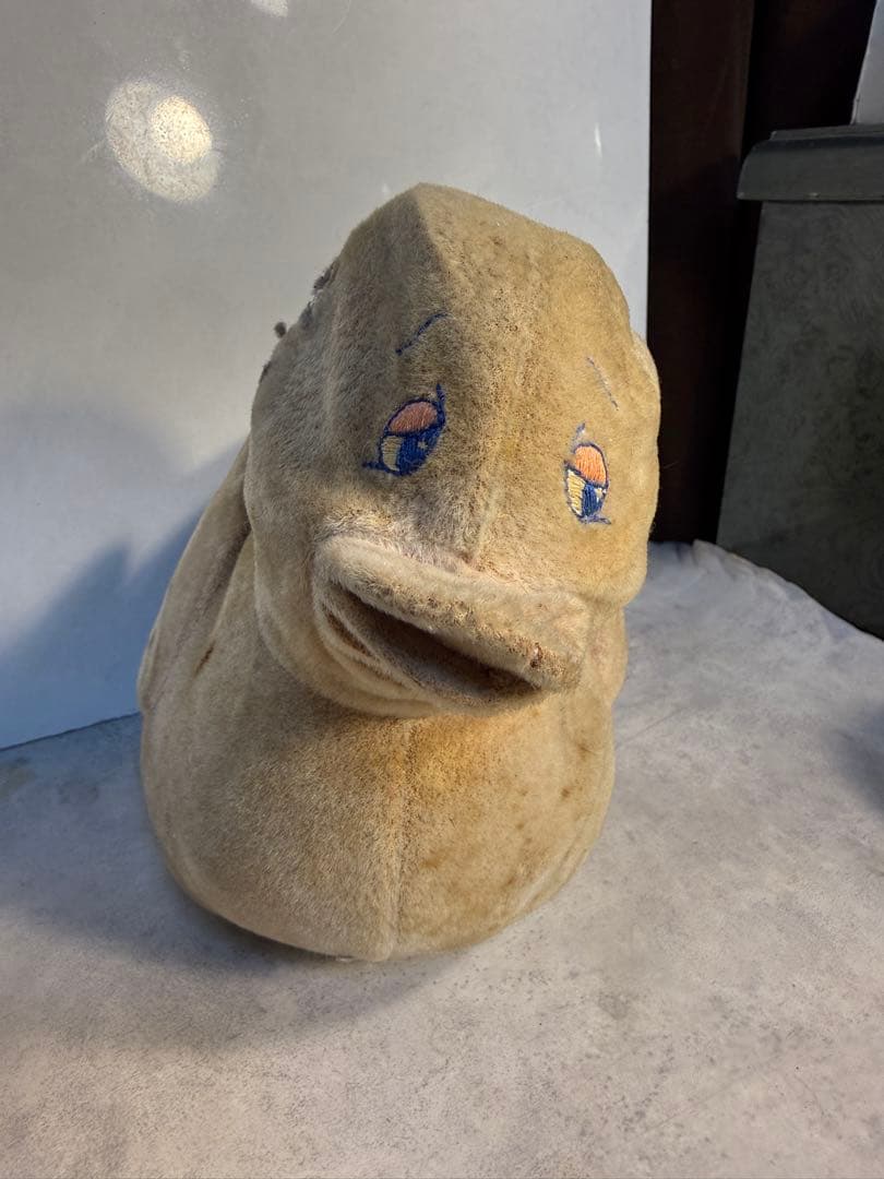 イタリア製 Chicco ヴィンテージ アヒル ライドオン 布張り ベビートイ