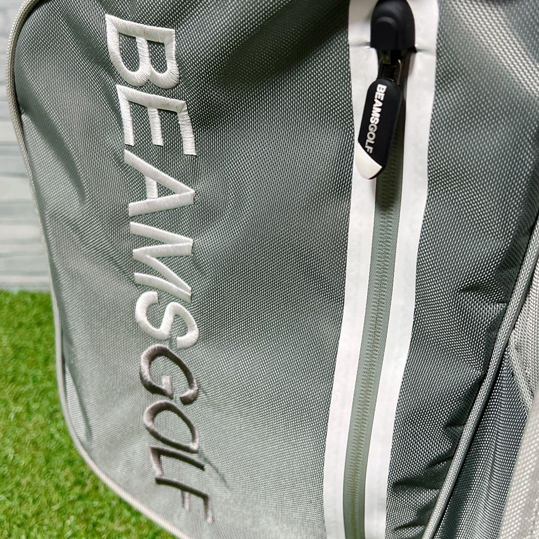 BEAMS GOLF ビームスゴルフ スタンド式 キャディバッグ 軽量 グレー