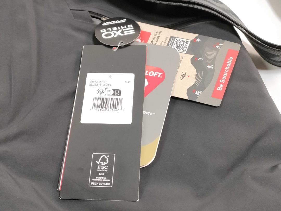 新品未使用 SPYDER スパイダー メンズ パンツ 38SA125401 S