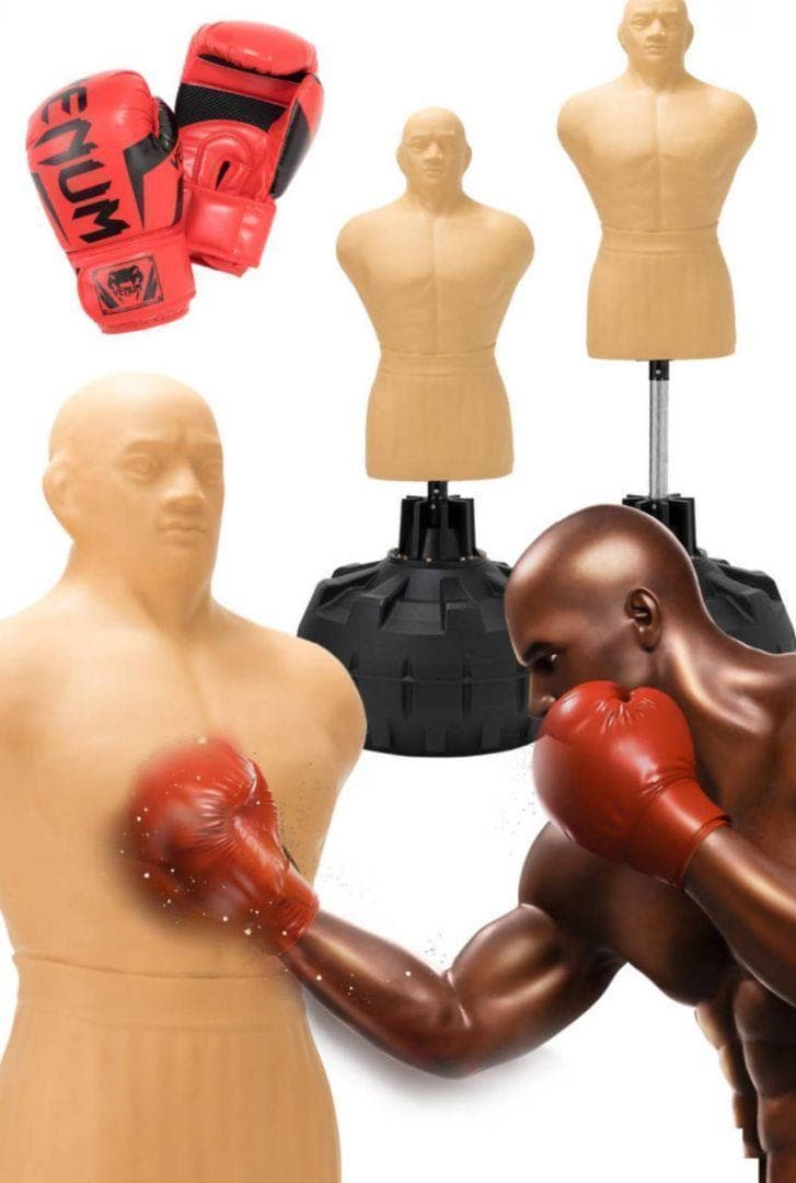 【正規品】人型 サンドバッグ 自立型 高さ調節可 ボブ ヴェノム ボクシング