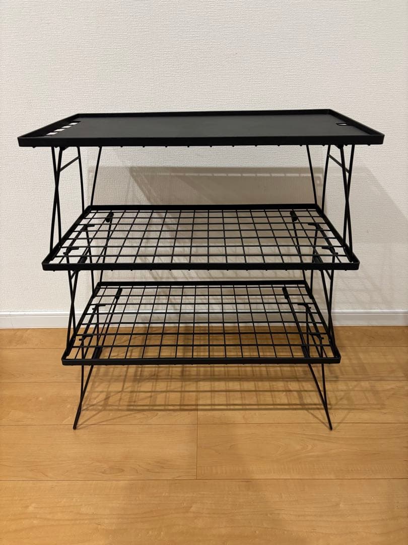 【新品・未使用 】フィールドラック3台（天板一枚付き）