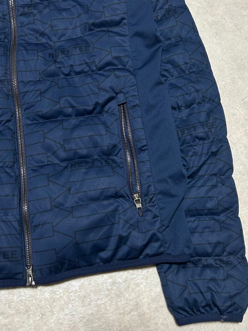 極美品 Callaway golf キルティングダウン ネイビー XL