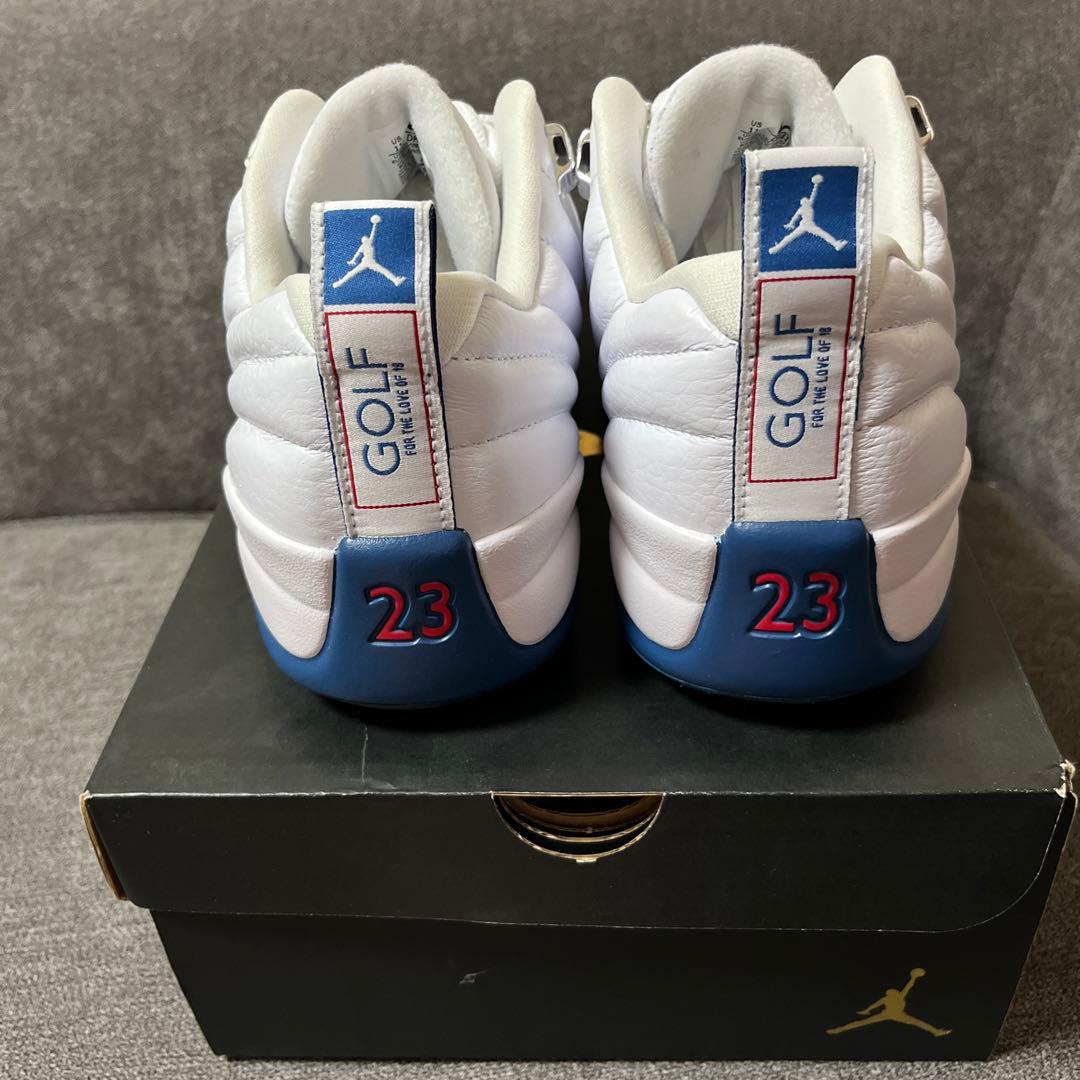 AIR JORDAN XII LOW WHITE BLUE 新品　ゴルフシューズ