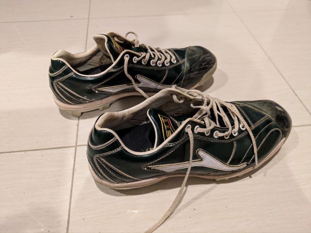 ZETT プロステイタス　スパイク　ポイント　27.5 3E ダークグリーン