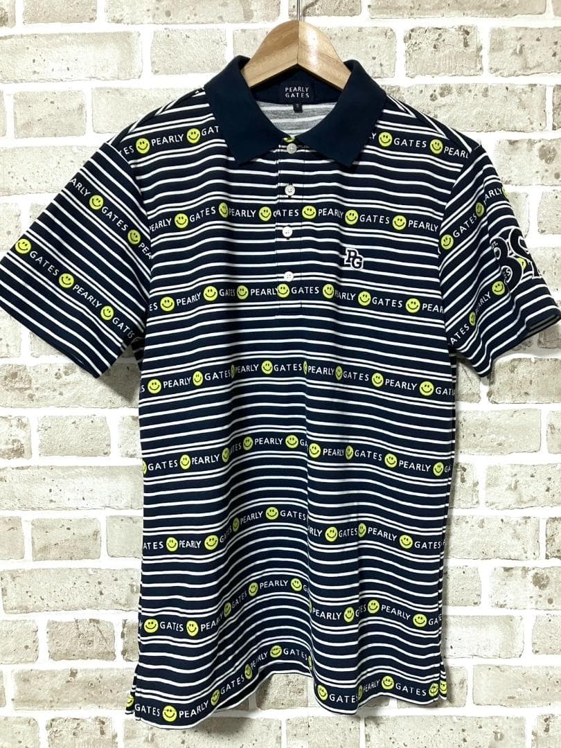 【24時間以内/匿名配送】パーリーゲイツ メンズ 半袖 ポロシャツ サイズ5