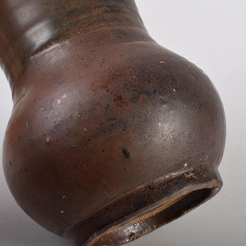 瀬戸焼　古瀬戸　藤四郎　瓢箪形　徳利　時代箱　審査結果書あり　V　R7782