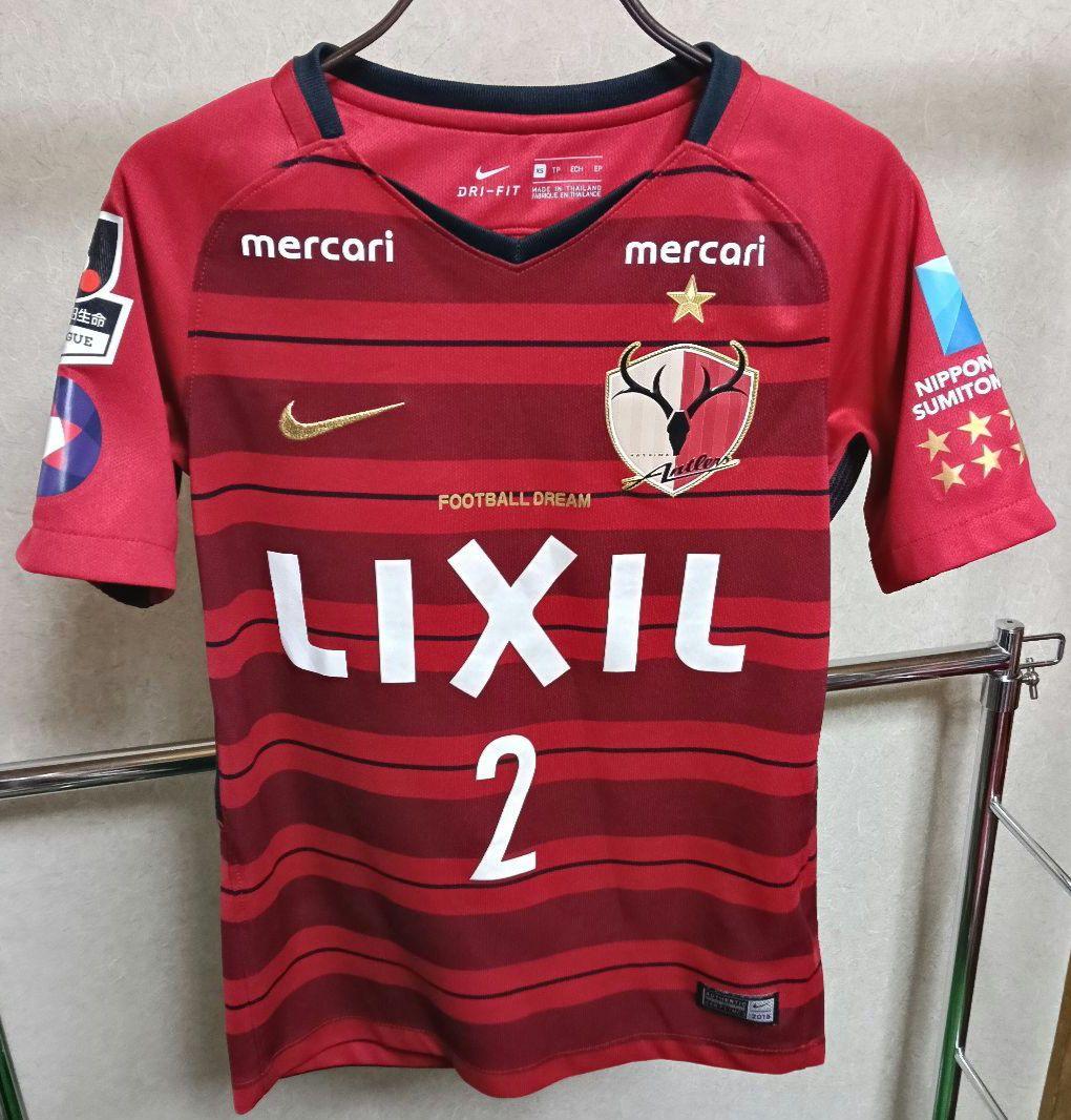 【レジェンド内田篤人ユニフォーム｜2018 鹿島アントラーズ ジュニアXS】