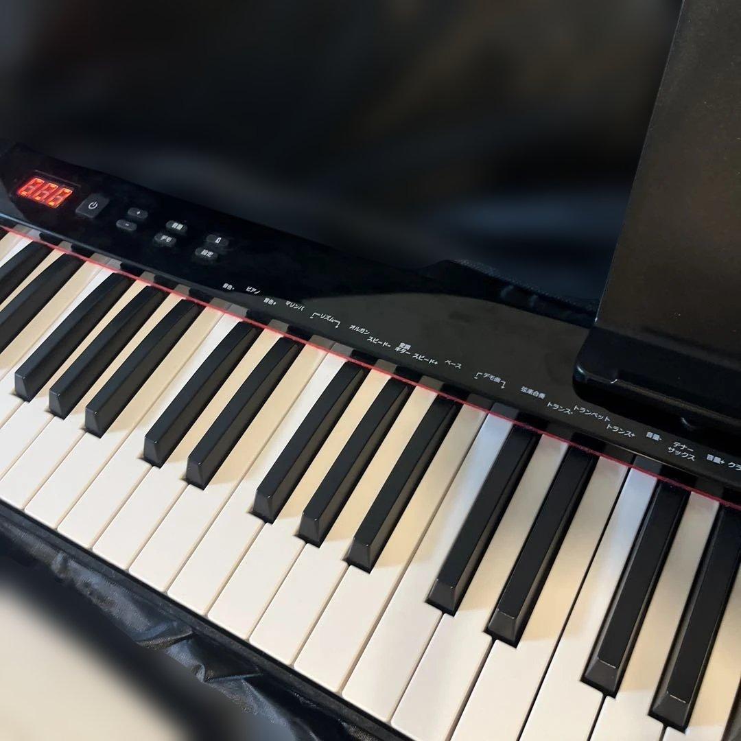 NikoMaku Bluetooth機能搭載 88鍵盤 ポータブルデジタルピアノ