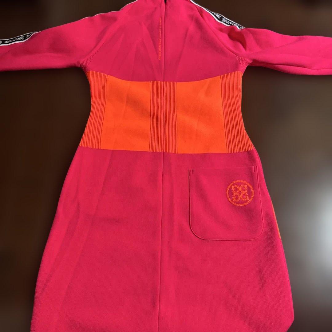 ジーフォア　ニットワンピース　G/FORE ピンク　秋冬　ゴルフ　レディース