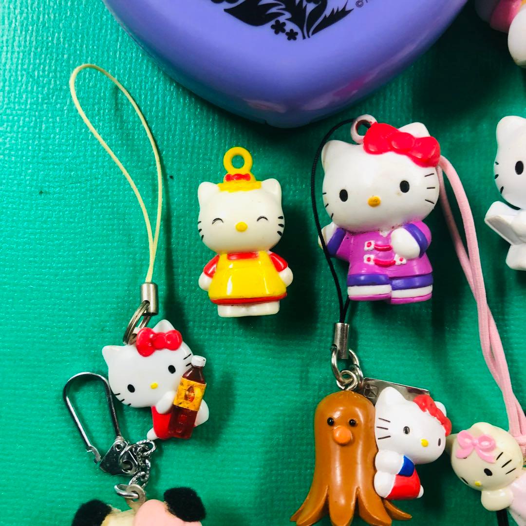 大量 ハローキティ 根付 ストラップ キーホルダー等 状態様々 まとめ売り