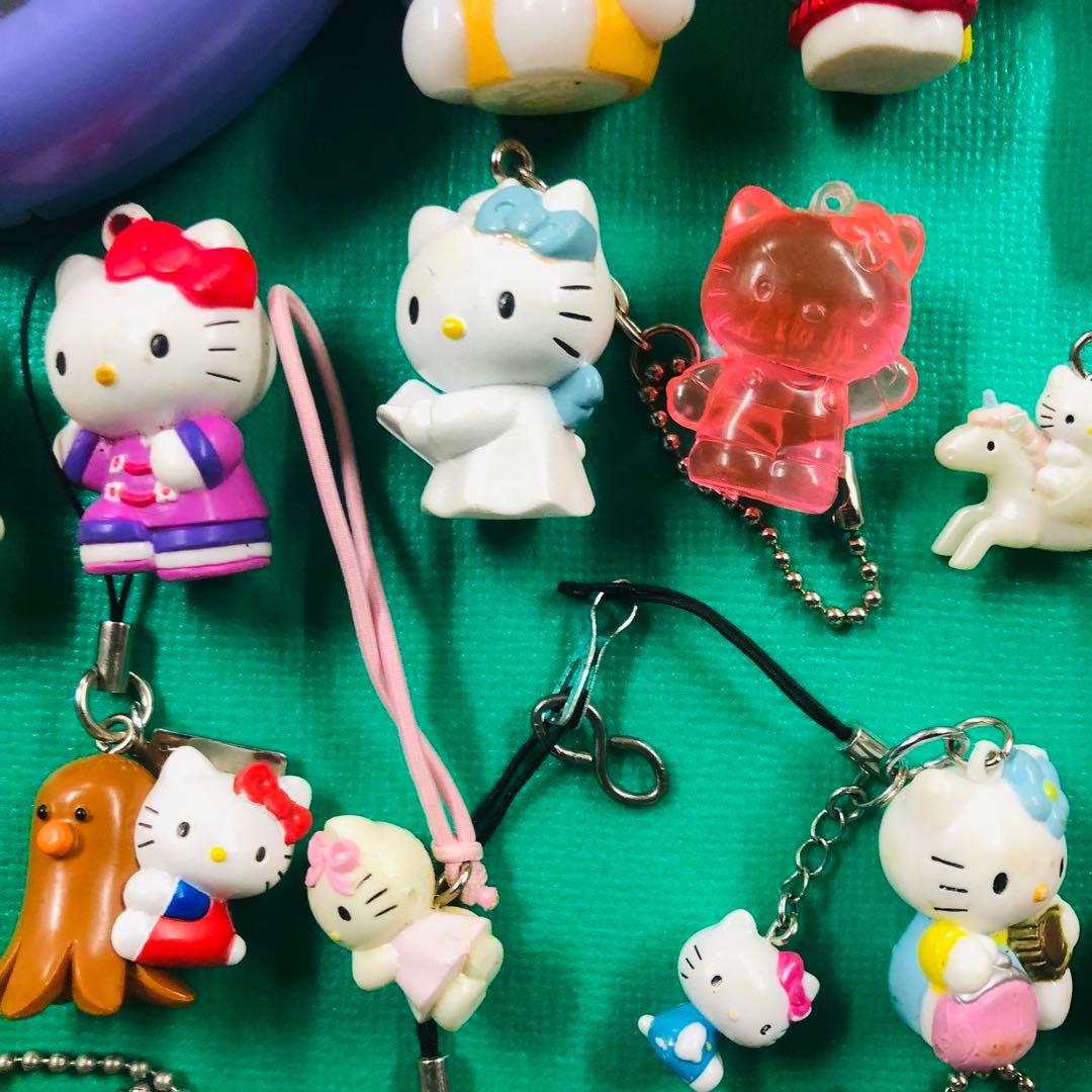 大量 ハローキティ 根付 ストラップ キーホルダー等 状態様々 まとめ売り